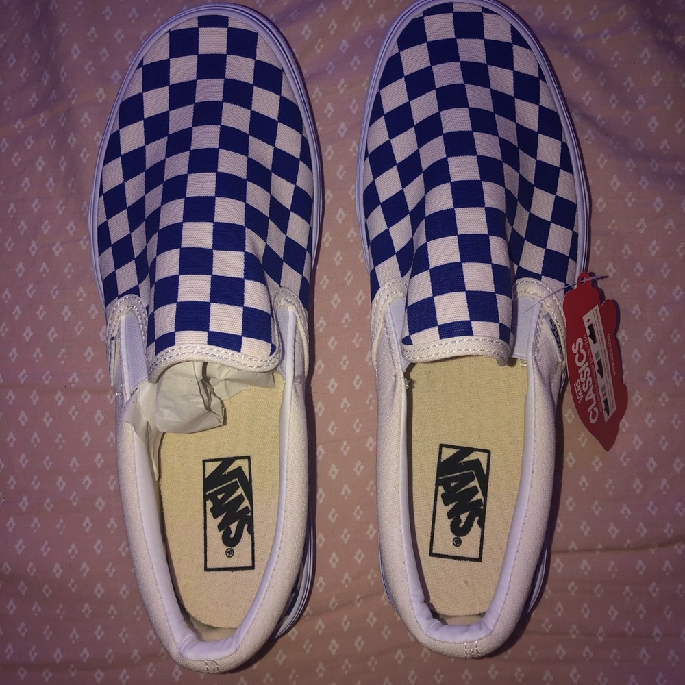 VANS Checkered Slip-On Canvas Shoes